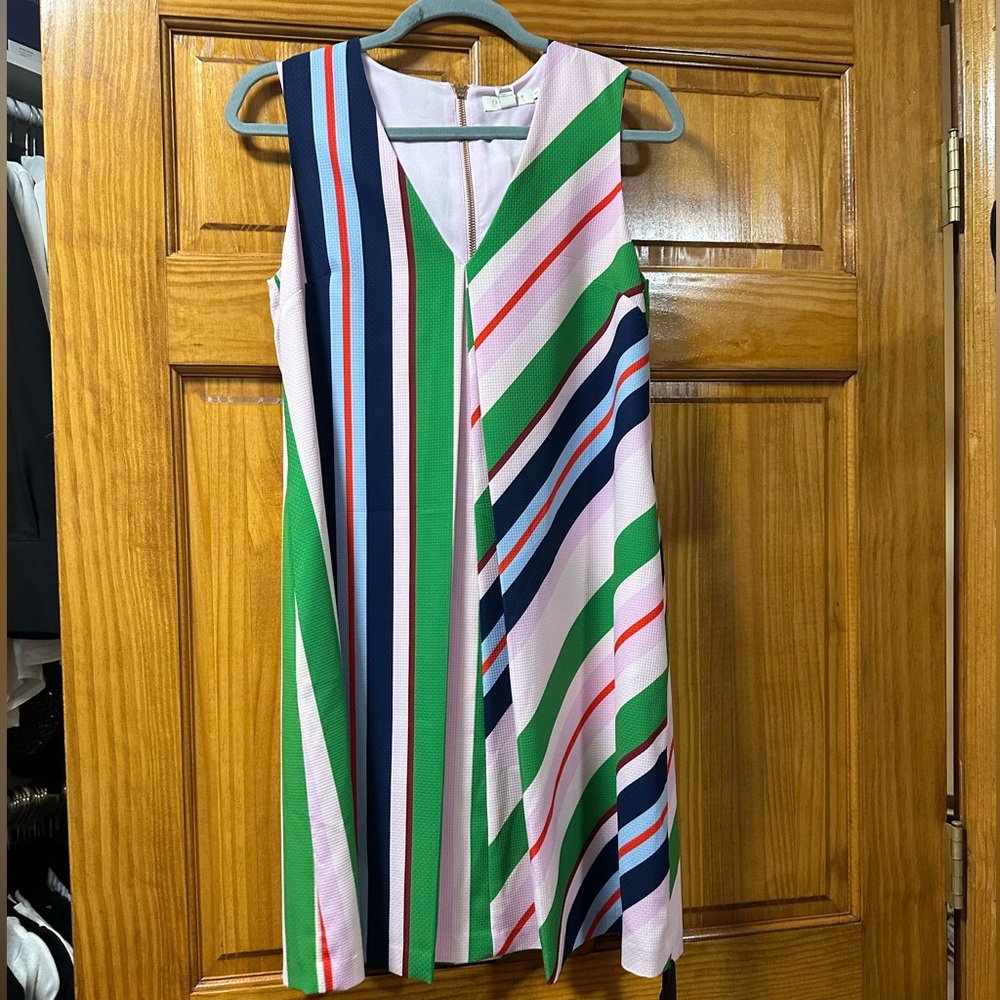 NWT Ted Baker stripe sleeveless dress